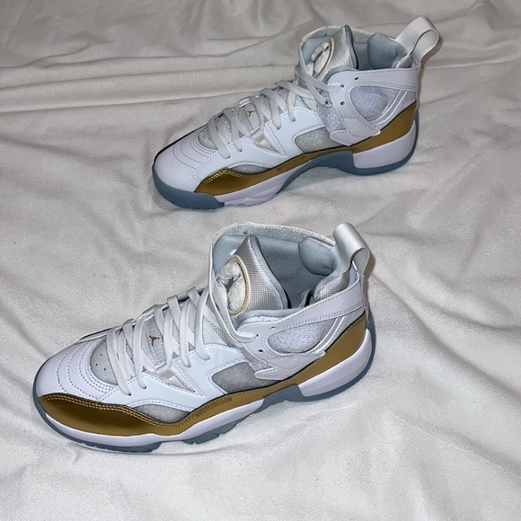 Jordan Jumpman Two Trey, white/gold, Brand new, #DR9631 107 - F12 - Picture 8 of 14